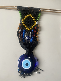 Macrame Evil Eye Wall Hanging