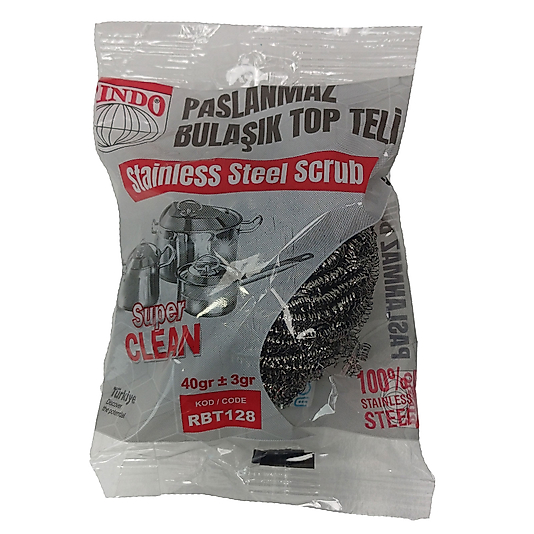 RINDO BULAŞIK OVMA TELİ , 40 GR ( KDV DAHİL )