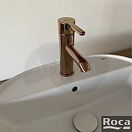 Roca Carelia Lavabo Bataryası - Rose Gold / Cold Start A5A328ARGK