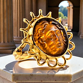 HELİOS ALTIN IŞIK MÜHÜR YÜZÜK