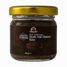 Siyah Trüf Mantarı Sosu 40 gr - Özel Gurme Lezzet - Grand Turkish