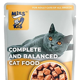 Miss Kis Tavuklu Yetişkin Kedi Pouch 100 Gr X 24 Adet
