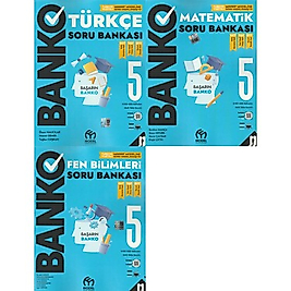 Model Eğitim Yayıncılık 5.sınıf Banko Türkçe - Matematik - Fen Bilimleri Soru Bankası 3