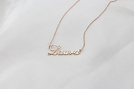 Kişiye Özel İsimli Kolye – 14K Altın Kaplama