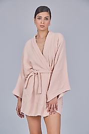 Kısa Kimono / Pembe