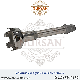 MP MİNİ 190 KARIŞTIRMA KOLU TAM 220 mm ROBOTCOUPE