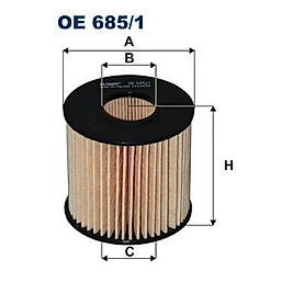 FILTRON OE6851  YAG FILTRESI > TOYOTA > CAMRY 25 35 - RAV 4 IV 25 - COROLLA - AURIS 1.4 DT (06>)
