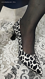 kedi pati desnli süet ruga ayakkabı