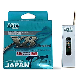 Asia 0,30 mm 8x 150 m İp Misina (Koyu Yeşil)