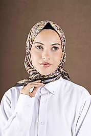 Desenli Soft Eşarp Koleksiyonu Çiçek Desen