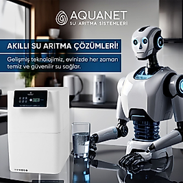 AQUANET DİJİTAL SMART TOUCH ALKALİ SU ARITMA