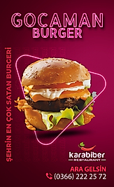 Gocaman Burger Menü+Ayran