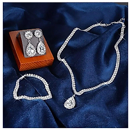 ( KOLYE + KÜPE + BİLEKLİK ) 1 SET PEARL DECOR TAKI SETİ İNCİ GÖRÜNÜM