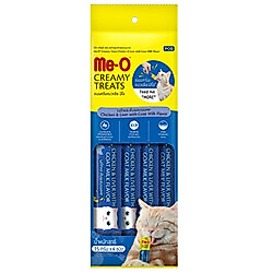 Me-O Creamy Treats Tavuk Karaciğer ve Keçi Sütlü Ek Besin ve Kedi Ödülü 60 Gr ( 4 x 15 Gr )