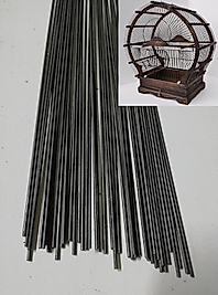 Kuş kafesleri imalat teli 1,5mm 100cm düz tel (1kg-66ad. tel çubuk)