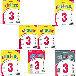 Üçgen Yayıncılık 3.SINIF – BECERİ TEMELLİ İLKOKUL SETİ (Türkçe – Matematik – Fen – Hayat – Ölçme ve İzleme – Hafta Sonu)