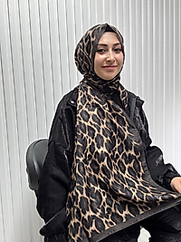 Zer Leopar Desen Şal