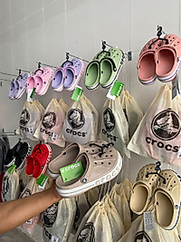 Kum Rengi İthal Crocs Terlik Toz Torbalı