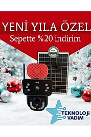 O-KAM 4G 6MP Dual Lens Solar PTZ Kamera – Güneş Panelli 4G Full Color Gece Görüşü TeknolojiVadim
