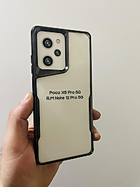 Redmi Note 12 Pro 5G - Poco X5 Pro 5G Uyumlu Silikon Antrasit Siyah Telefon Kılıfı