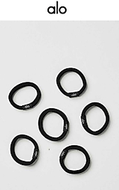 YOGA SPOR TOKASI - SİYAH LASTİK TOKA (AloYazılı)