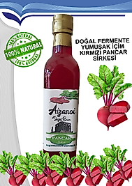 KIRMIZI PANCAR SİRKESİ 500 ML (DOĞAL FERMENTE İÇİMLİK)
