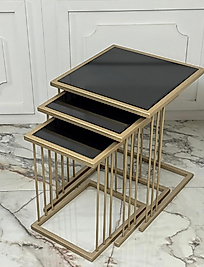 ÇUBUK ZİGON SİYAH MDF (pirinç )