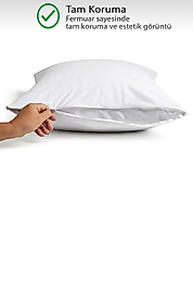 YASTIK ALEZİ SU GEÇİRMEZ SES YAPMAZ YASTIK ALEZ KILIFI 4 ADET