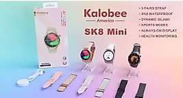 Sk8plus Smartwatch Ip68 su geçirmez izle Bt arayarak paslanmaz çelik ekg Ppg spor bilezik su geçirmez Sk8 artı akıllı saat