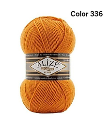 ALİZE SÜPERLANA KLASİK COLOR 336-MANDALİNA