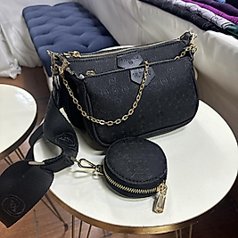 Vakko deri siyah çanta zincirli