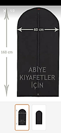 ABİYE ELBİSE KILIFI 5 ADET FERMUARLI GAMBOÇ