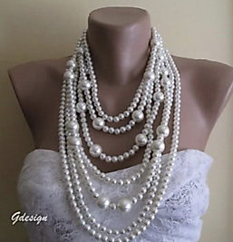 Long Pearl Necklace