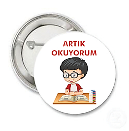 ARTIK OKUYORUM ROZETİ