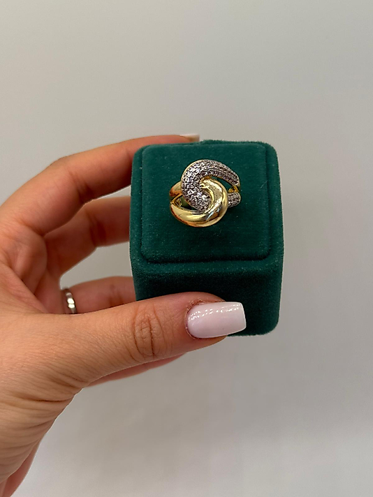 Altın Düğüm Xuping Yüzük