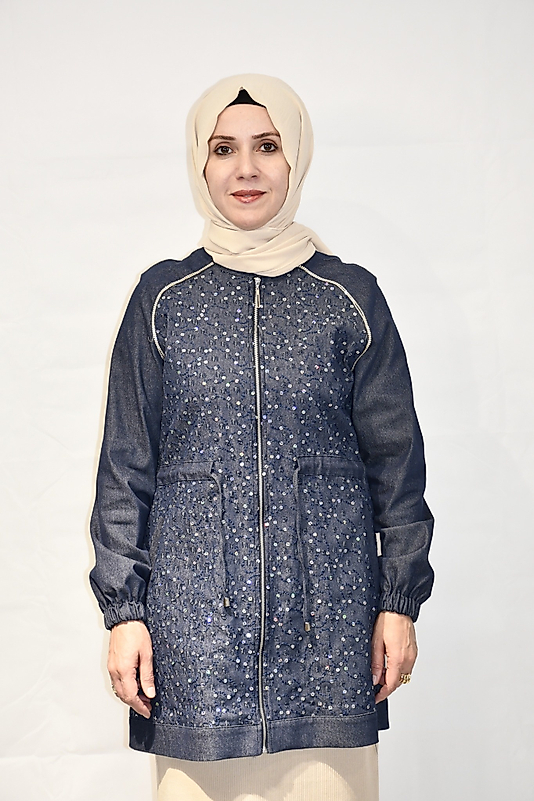 Pullu Payetli Bumber Kap