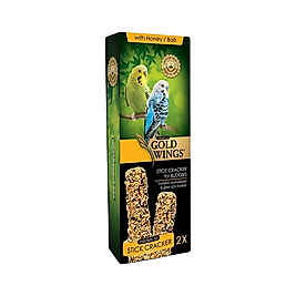 Gold Wings Ballı Muhabbet Kuşu Krakeri 2 x 60 g