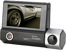 Araç İçi Kamera Ön Arka, 1080P Ön Arka İÇ, Döngü Kaydı, Hareket Algılama, 3 LENS CARDVR DASH CAM