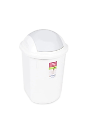 Üçsan Plastik UFO 4 Litre Kapaklı Çöp Kovası 19x28 cm
