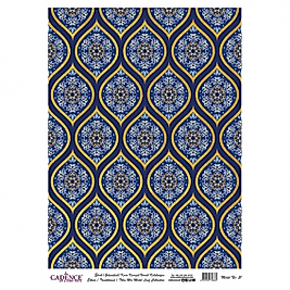 DESENLİ ALTIN VARAK PİRİNÇ DEKOPAJ 30*42 CM MODEL 021