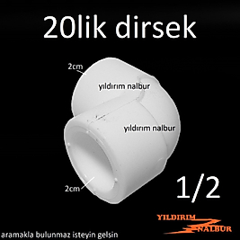10 ADET 20 LİK PPRC PLASTİK DİRSEK SU TESİSAT PLASTİK BORU DİRSEĞİ