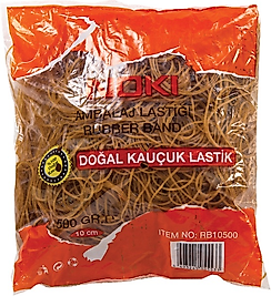 NOKİ AMBALAJ LASTİĞİ %100 KAUÇUK 500 GR 10 CM RB10500