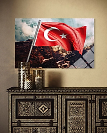 Bayraklı Cam Tablo