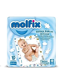 MOLFİX BEBEK BAKIM ORTUSU 10 adet