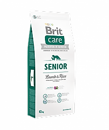 BRIT CARE SENIOR 12KG (Kuzu ve Pirinç - Tüm Irklara Uygun Yaşlı Köpek Maması