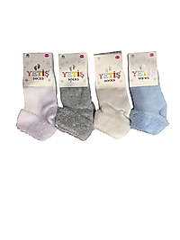 Bebek Yetiş Havlu Kıvrık Patik 24 Adet