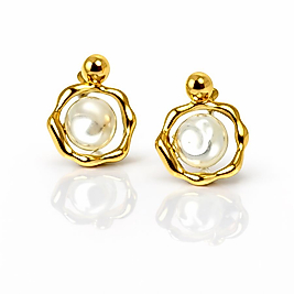 İnci Boncuk Küpeler