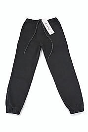 6-10 Yaş Erkek Çocuk Siyah Lastikli Kot Pantolon