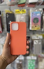İphone 12 Pro Max Soft Lansman Telefon Kılıfı Turuncu