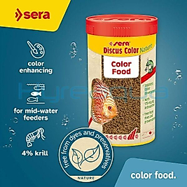 Sera Discus Color Nature 250 gr Kovadan Bölme